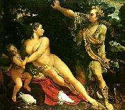 Annibale Carracci, adonis overraskande venus